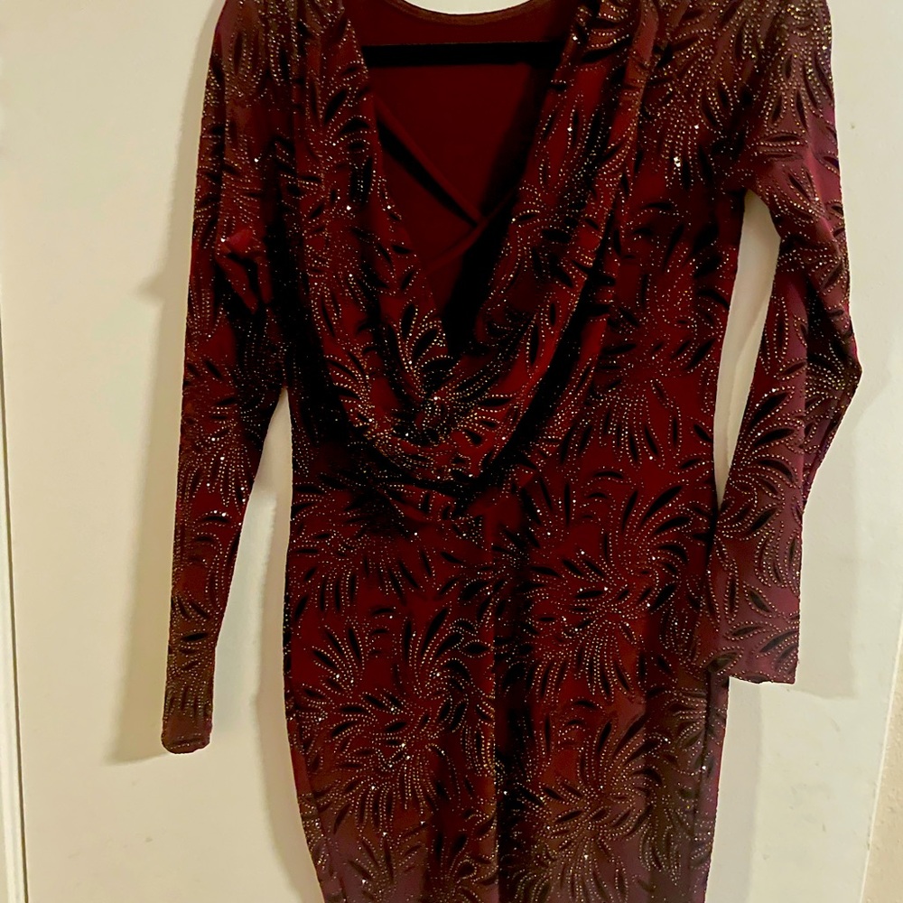Shine Through Glitter Short Dress